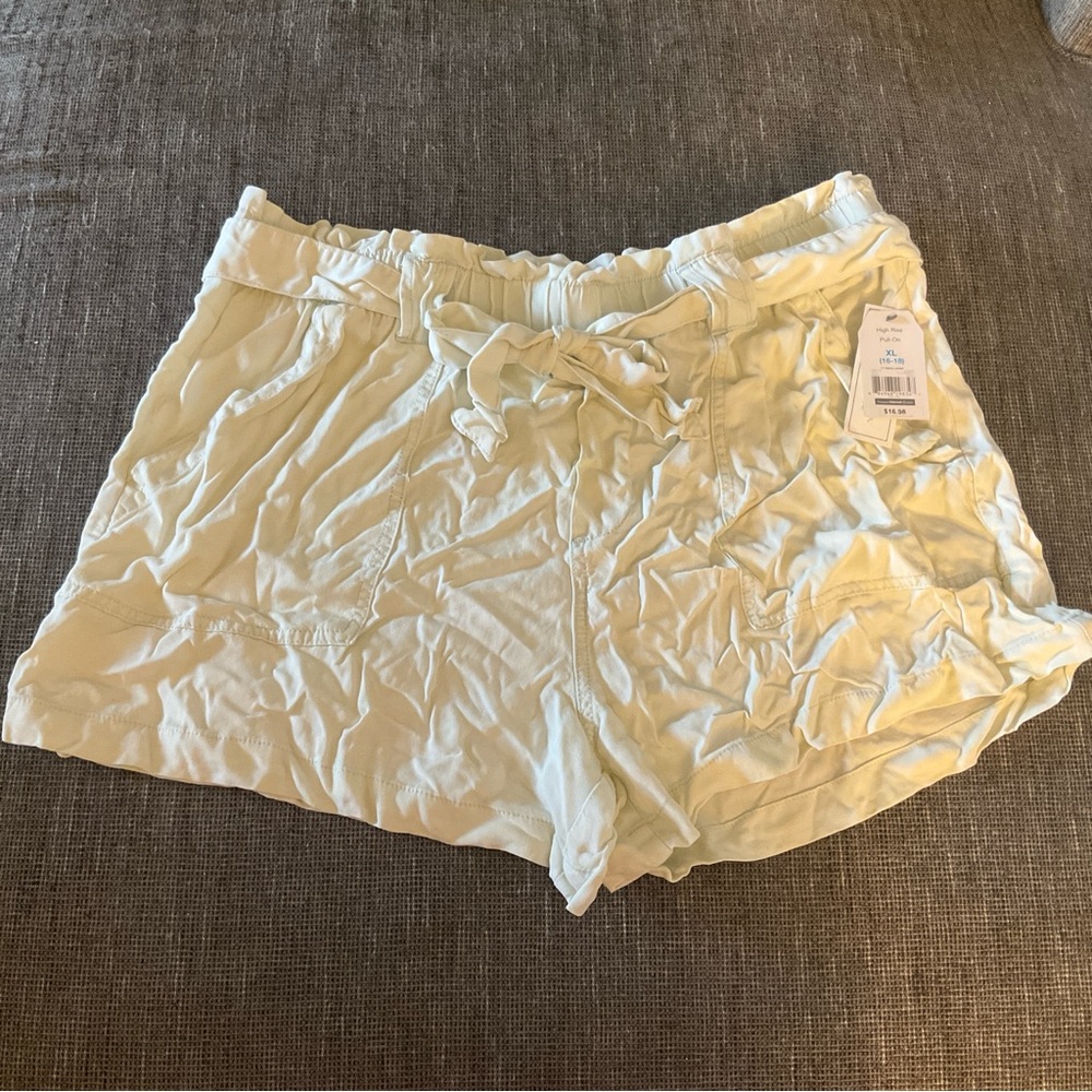 BNWT Time and Tru Tensel Tie Belt Shorts (XL)